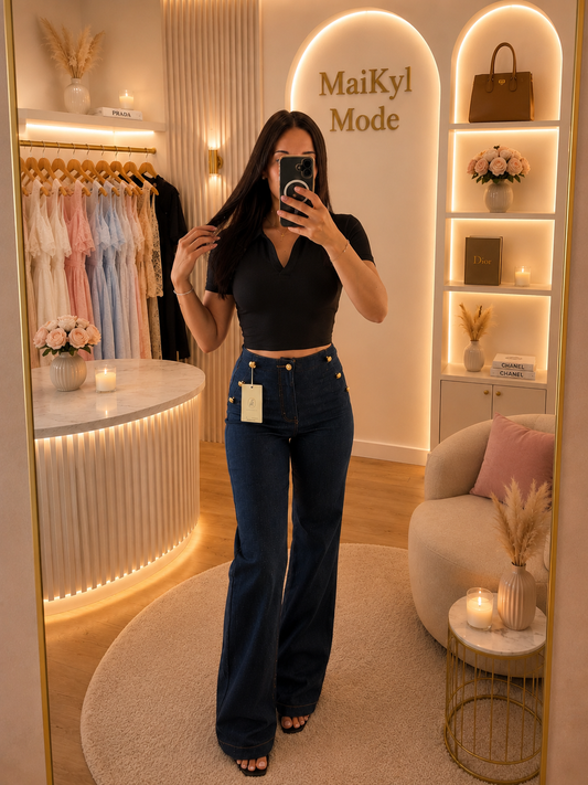 Jeans Wide leg Taille haute 🩵