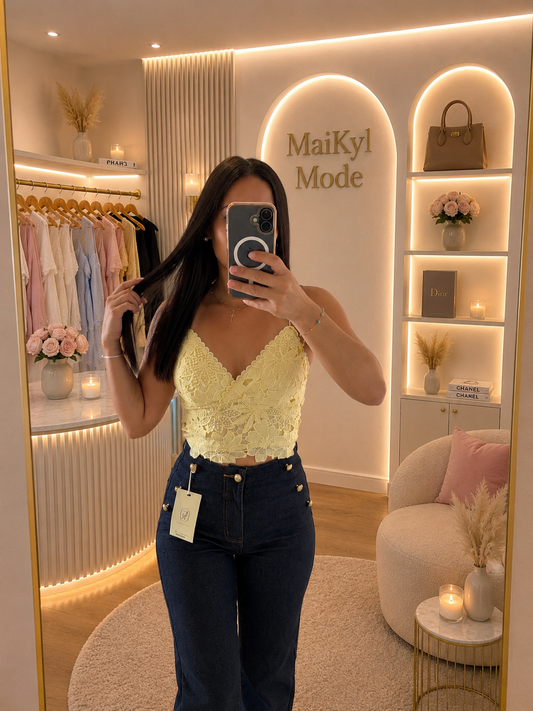 Tops en dentelle 💛