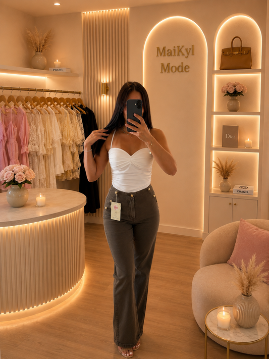 Top bustier blanc 🤍