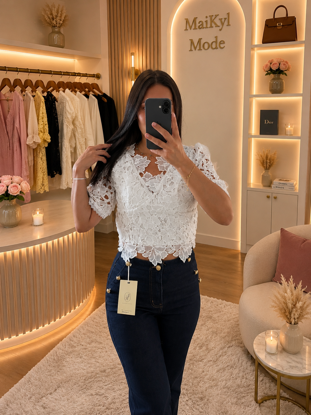 Blouse en dentelle blanc 🤍